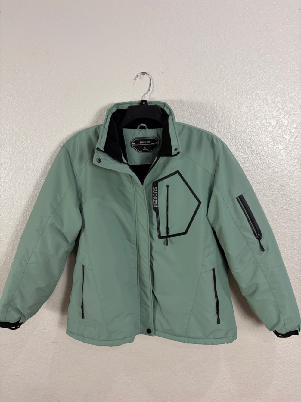 SUOKENI ,Size XL,Mint Green Women Winter Jacket